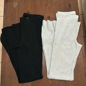 Aerie Ribbed Flare Pants
